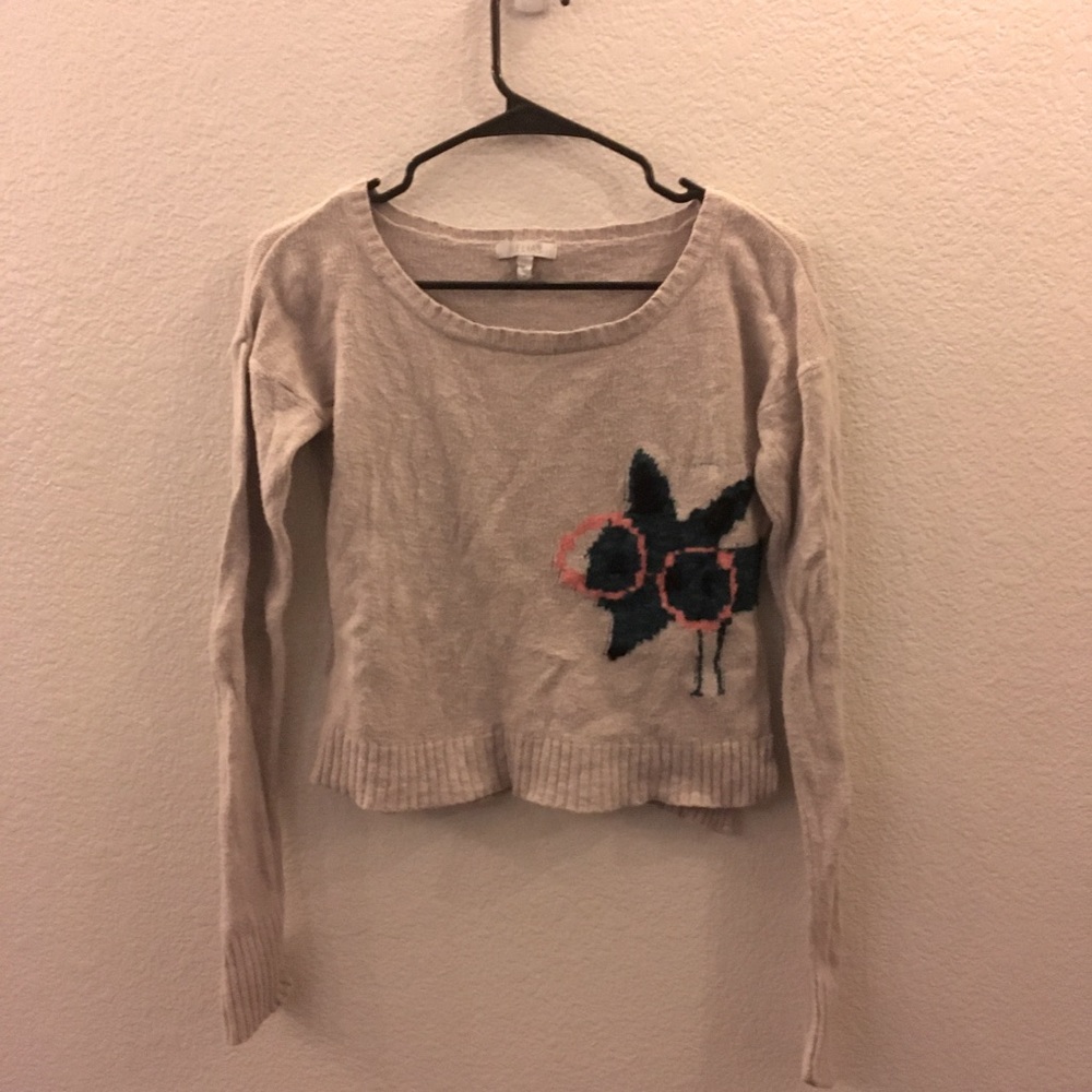 DELIA*S Nerdy Fox Sweater